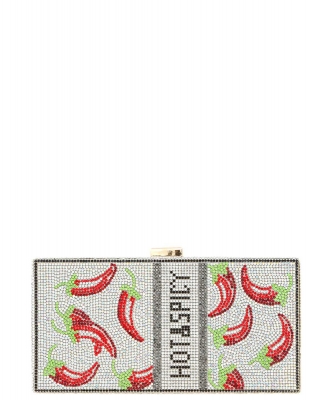 Hot and Spicy Rhinestone Clutch 6694 ABOREALIS